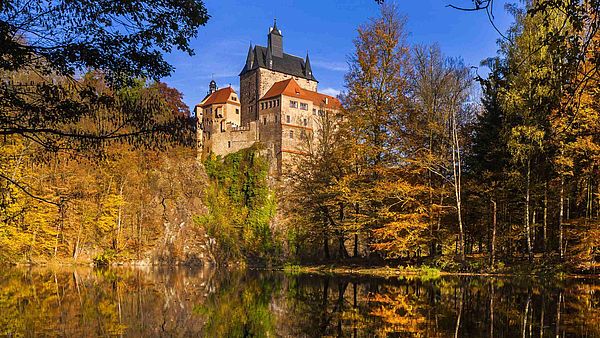 Burg Kriebstein, Herbstbild