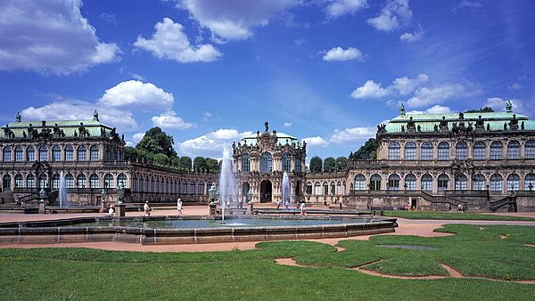 Dresdner Zwinger Innenhof des Dresdner Zwingers